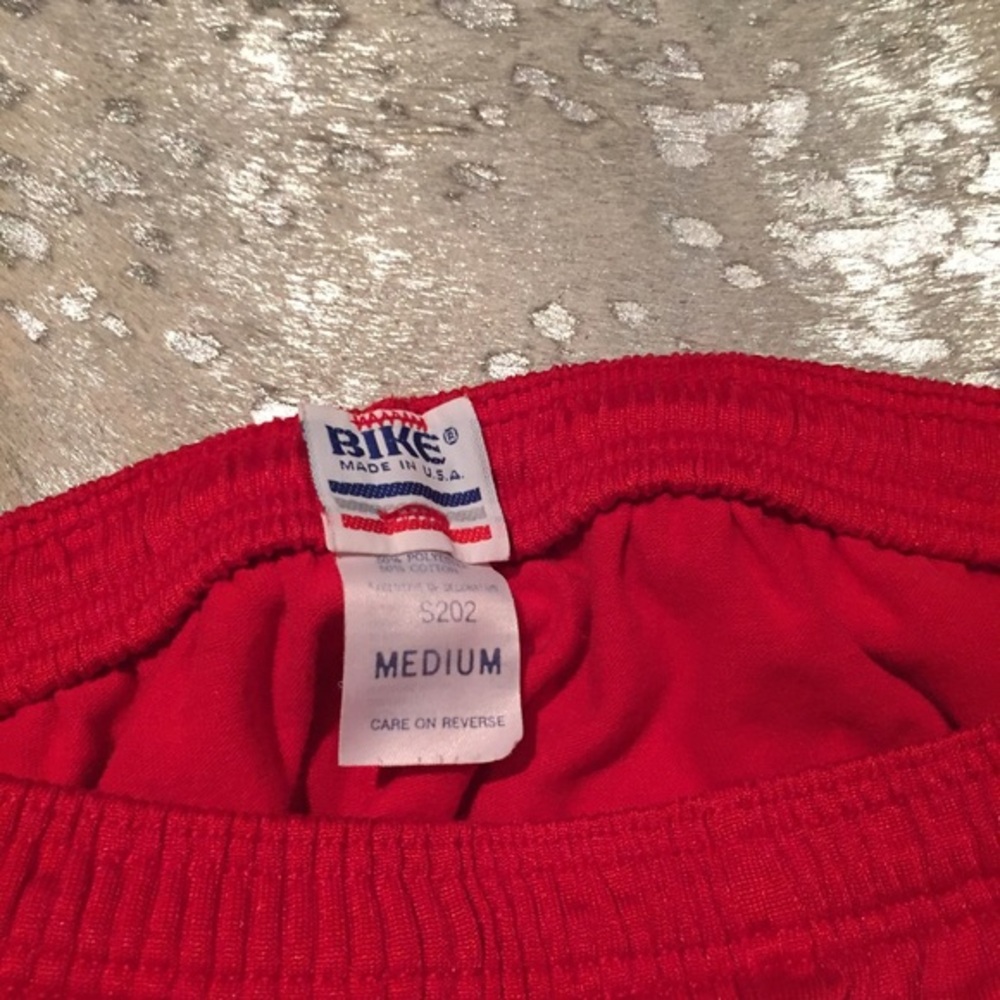 Bike Red Athletic Shorts - Picture 4 of 5
